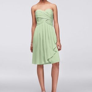 David's Bridal Bridesmaid Dress Meadow Green